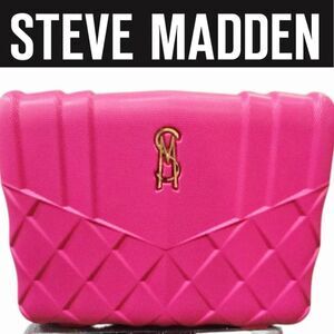 Steve Madden Freya Collection Hard Side Travel Cosmetic Case- Magenta
